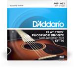 D Addario D'Addario EFT16 Flattop akusztikus gitár húrkészlet 12-53