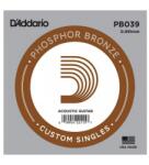 D Addario foszforbronz 039 szálhúr