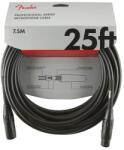 Fender Professional series mikrofon kábel 7, 5m fekete