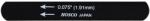 HOSCO Japan Hosco vágószélű felsőnyeregreszelő (075" - 1, 905mm)