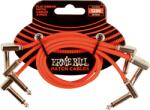 Ernie Ball Flat Ribbon patch kábel 30cm piros 3db