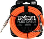 Ernie Ball Flex hangszerkábel 6 méteres pipa-egyenes narancs