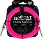Ernie Ball Flex hangszerkábel 3M egyenes-egyenes rózsaszín