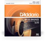D Addario D'Addario EJ10 80/20 akusztikus húrkészlet 10-47