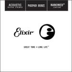 Elixir akusztikus foszforbronz Nanoweb szálhúr 030