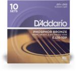 D Addario D'Addario EJ26-10P akusztikus húr foszfor bronz 011-052 10-es csomag
