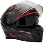 Zen ZN-869 Negru/Roșu Cască Moto Față întreagă ECE 22.06 cu Sunvisor 31786964 (31786964)