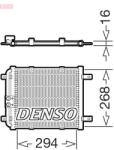 DENSO Condensator, climatizare DENSO DCN02052 (DCN02052) - fixbox