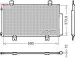 DENSO Condensator, climatizare DENSO DCN40036 (DCN40036) - fixbox