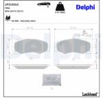 DELPHI Set placute frana DELPHI LP2192LC (LP2192LC)