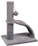 Flamingo JUCARIE PENTRU PISICI FLAMINGO CU SISAL SI SUPORT+PERIE CAUCIUC TESSA GREY 35x25x43.5CM