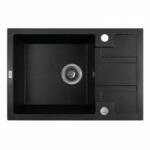 Laveo Barbados mini gránit mosogató, fekete SBB 713T (SBB 713T) - konyhanet