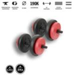 GazoFitness Kézi Súlyzó 2 x 16, 5Kg. (Össz: 33Kg)Fekete, Piros