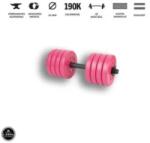 GazoFitness Kézi Súlyzó 1×11, 5Kg(Össz: 11, 5. Kg)Piros, Rózsaszín