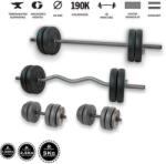 GazoFitness Hardcore Szuperszett 72 Kg (Menetes kézisúlyzórúddal)