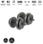 GazoFitness Kézi Súlyzó 2 x 16, 5Kg. (Össz: 33Kg. )Menetes súlyzórúddal