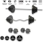 GazoFitness Hardcore Szuperszett Csomag 108 Kg (Menetes súlyzórúddal)