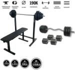 GazoFitness Állvány + Pad + Kétkezes Súlyzó + Francia rúd 96 Kg