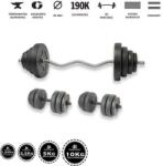 GazoFitness Hardcore Készlet Francia Rudas 66, 5 Kg (Menetes kézisúlyzórúddal)