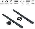 GazoFitness Menetes súlyzórúd 45 cm (1 pár)