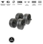 GazoFitness Kézi Súlyzó 2 x 21, 5Kg. (Össz: 43Kg)Menetes súlyzórúddal