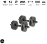GazoFitness 2×6 Kg Menetes súlyzórúddal