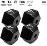 GazoFitness Hexagon Súlytárcsa 2×4 kg (össz: 8 kg)