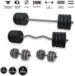 GazoFitness Szuperszett Csomag 112 Kg (Menetes kézisúlyzórúddal)