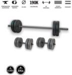 GazoFitness Hardcore Szett 45 Kg (Menetes kézisúlyzórúddal)