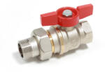 Giacomini Robinet de trecere cu bila Dado, Giacomini R910, filet interior-exterior, 1"1/4, racord olandez (R919X009)