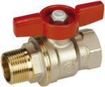 Giacomini Robinet de trecere cu bila Dado, Giacomini R910, filet interior-exterior, 1", maner fluture (R914X025)