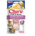 Inaba Foods Ciao Churu Cat Pop n Serve Reteta cu Ton si Fulgi de Bonito, 2 x 35 g