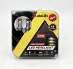 Autolife 3 színű világítás - H11 LED Fényszóró Szett 3in1 - 12V/24V - 60W - CANBUS (14464) - olaj