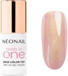 NEONAIL Ready In One 3in1 UV Gel Polish géles körömlakk gyémántporral árnyalat 01 One Rose Glow 7.2 ml