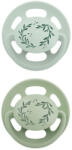 NIP Бебешки залъгалки NIP Green - Cherry, каучук, 6-12 м, 2 броя, мента/светлосиня (4000821428133) - ozone