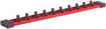 Milwaukee 1/4˝ dugókulcs tartó sín + rögzítők (4932480444) - mw-online