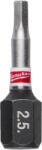 Milwaukee SHOCKWAVE IMPACT DUTY bithegy HEX2, 5 25 mm - 3 db/cs (4932500378) - mw-online
