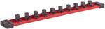 Milwaukee 3/8˝ dugókulcs tartó sín + rögzítők (4932480446) - mw-online