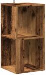 vidaXL sarokszekrény antik fa 33x33x67 cm szerelt fa 856718 (856718)