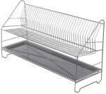 Altomdesign Edénylefolyó, ALTOMDESIGN, kétszintes, króm, 50cm (50M-SUS-280S)