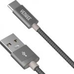 YENKEE YCU 302 kábel USB A 2.0 / USB C (2m) (gray) (45013684) (45013684)