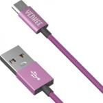 YENKEE YCU 221 PPE kábel USB-A /// micro USB (1m) (purple) (45013673) (45013673)