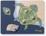 Hauck Дървен пъзел Hauck - Puzzle N Sort, Turtle (813076) - ozone