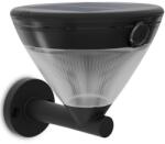 Philips Kyna SR LED napelemes fali lámpa, 3, 8 W, 2700 K, IP44, 80 CRI, 400/10 lm, Fekete