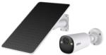 Dahua Camera supraveghere WiFi 6 dual band cu panou solar si iluminare duala Dahua KIT/BF4CP-0210B/M0508, 4 MP, 2.1 mm, IR/lumina alba 15/20 m, PIR 12 m, acumulator 20.44 Wh, detectare persoane si vehicule,