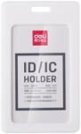 Deli Ecuson vertical silicon pt carduri 54*89mm rama alba Deli - Set 6 (DL8317)