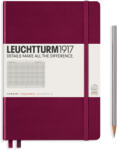 Leuchtturm Caiet a5 aritmetica coperta rigida bordeaux Leuchtturm (LT359694)