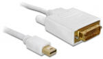 Delock DL82918 Displayport mini apa -& gt; DVI 24pin apa kábel 2 m
