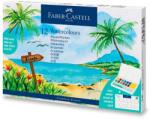 Faber-Castell Tropical paletta + ecset, 12 színű (169714)