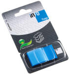 Global Notes Index adeziv plastic 25*43mm 50 file albastru info notes (IN772836)